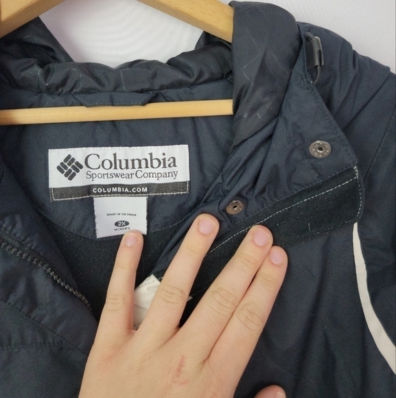 Women's 2X Columbia Hardshell Jacket - Picture 2 of 6